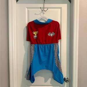 Dog Racing Themed Red and Blue Shirt